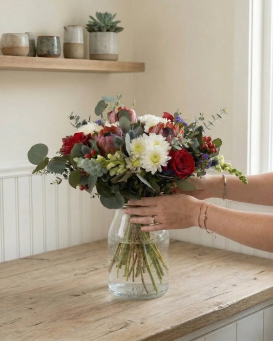 Red, White & Bloom Bouquet